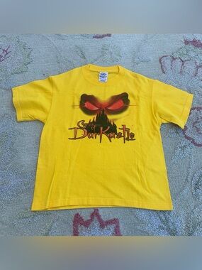 Vintage Busch Gardens Curse of DarKastle Promo T-Shirt size M youth 10-12